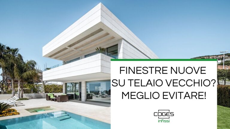 Ecco perché non conviene installare finestre nuove su un telaio vecchio _ consigli _ Coges Infissi